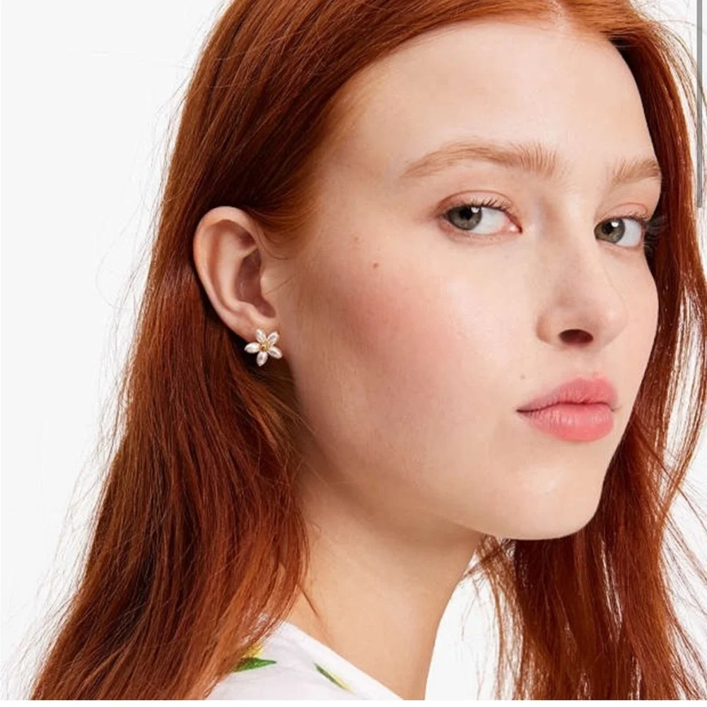 KATE SPADE‎ Fresh Squeeze Flower Stud Earrings NWT